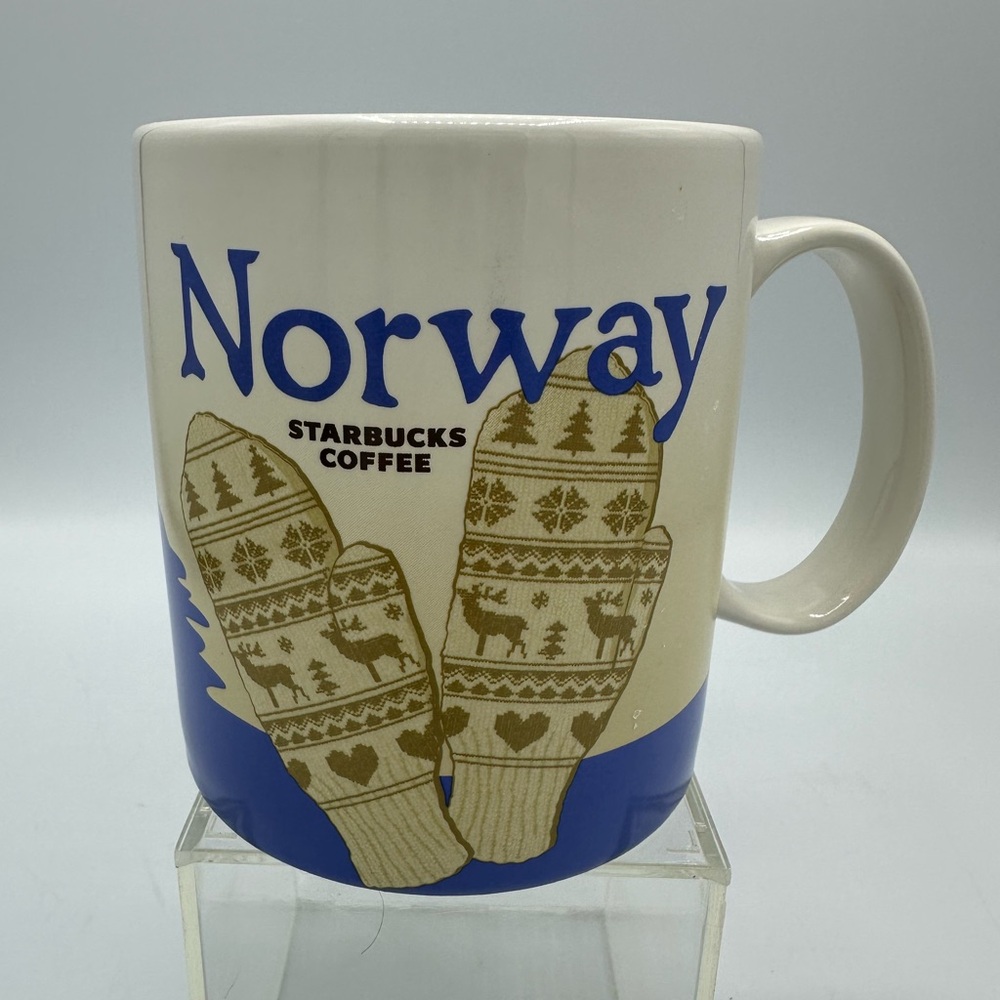 Starbucks Norway Global Icon Collector Series 16oz Coffee Tea Mug Cup 2014